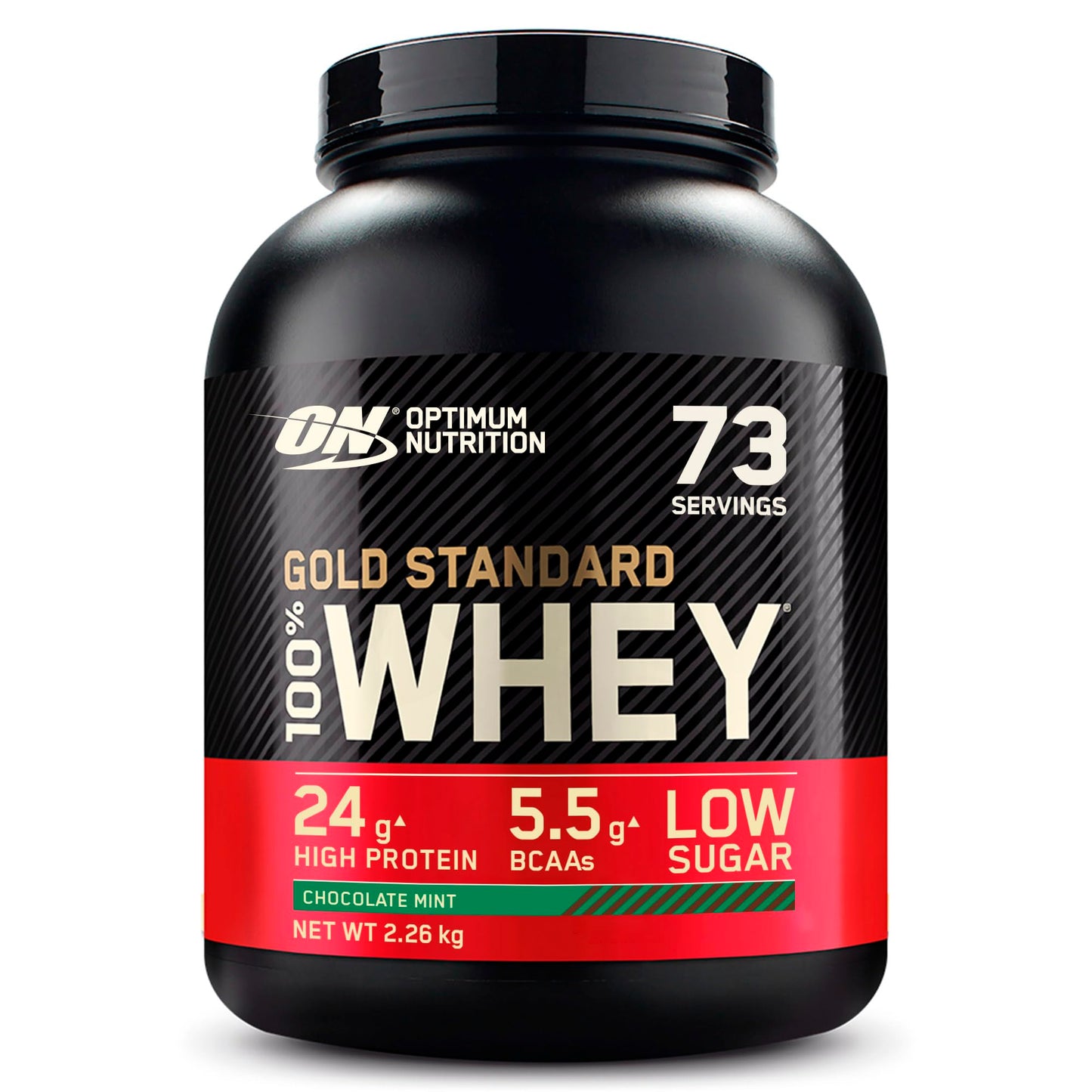 Optimum Nutrition Gold Standard 100% Whey, Proteinpulver, Geschmack Delicious Strawberry, 900g, 30 Portionen