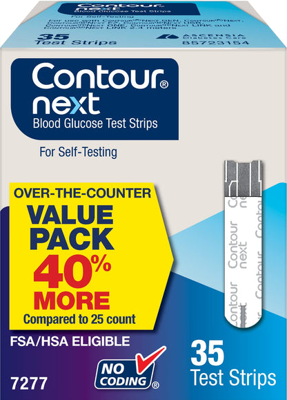 Contour Next Blood Glucose Test Strips for Diabetes, 70 Count (Pack of 1)