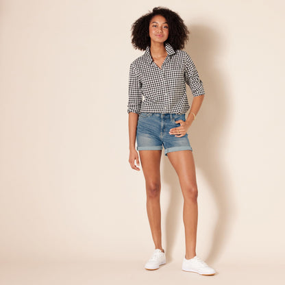 Amazon Essentials Women's Denim Shorts, 12.7 cm Inseam