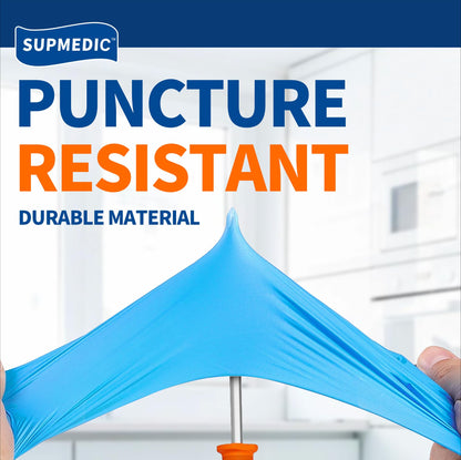 Medical Soft Max™ Nitrile Exam Gloves, 100 Count Latex-Free Powder-Free Non-Sterile Food Safe Disposable Glove, Blue