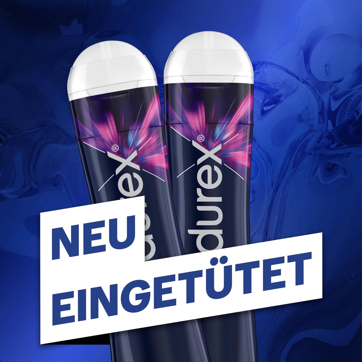 Durex Perfect Glide Lubricant, Silicone-Based Gel, Long-Lasting, Ideal for Anal Sex, 2 x 100 ml