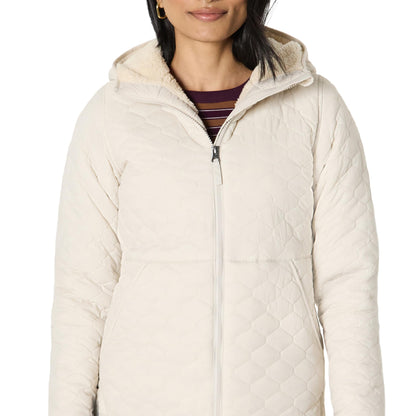 Amazon Essentials Women's Lightweight Quilted Water-Repellent Quilted Jacket with Sherpa Lining and Full Zip