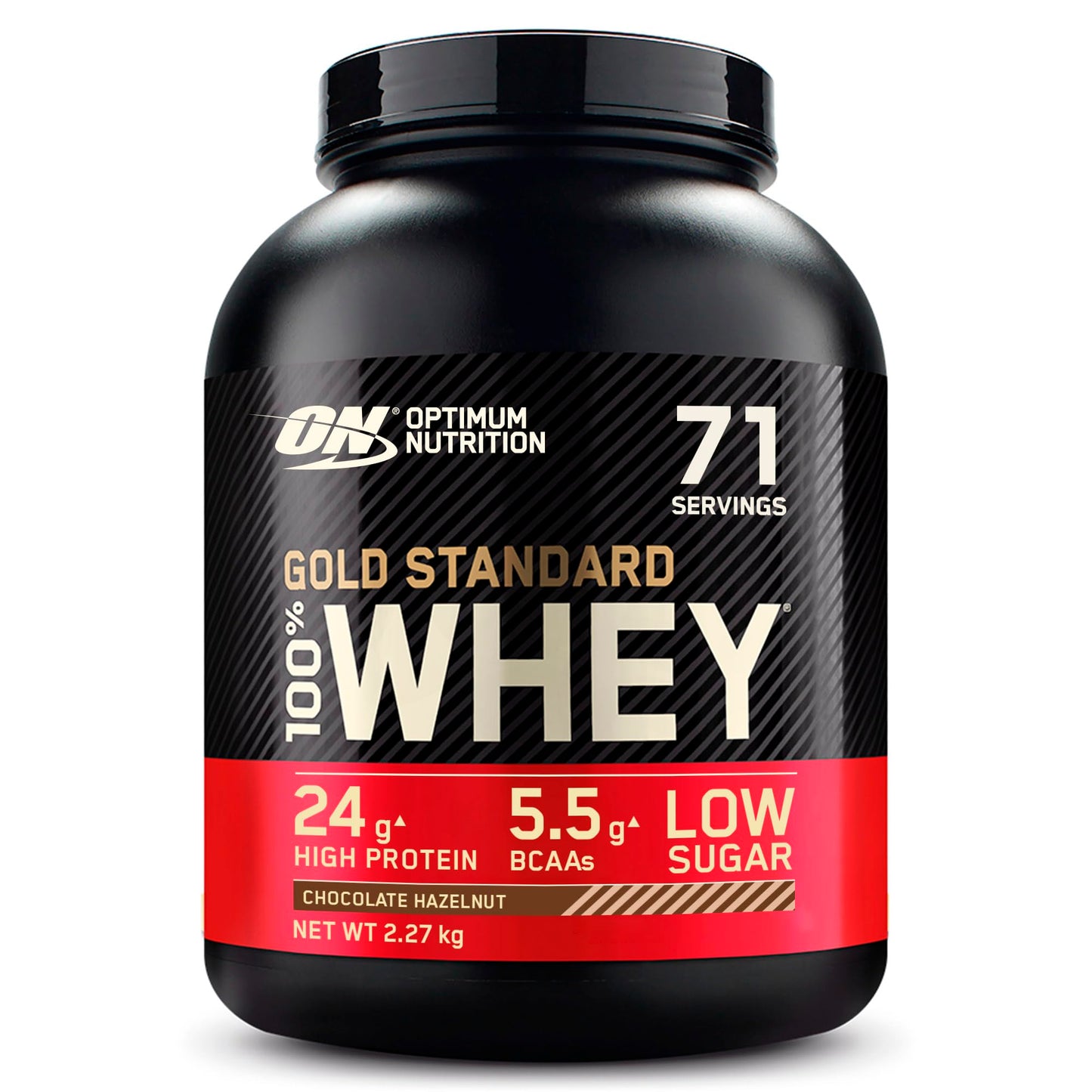 Optimum Nutrition Gold Standard 100% Whey, Proteinpulver, Geschmack Delicious Strawberry, 900g, 30 Portionen