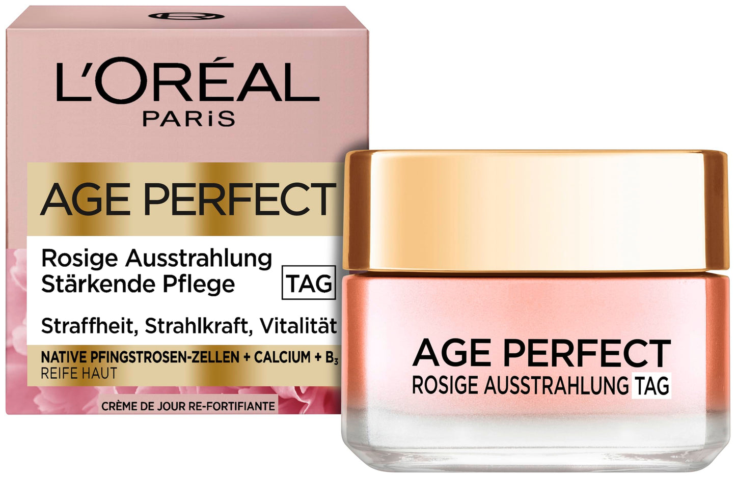 L'Oreal Paris Age Perfect Golden Age Day Cream with Neo-Calcium and Peony Extract for a Rose Fresh Complexion