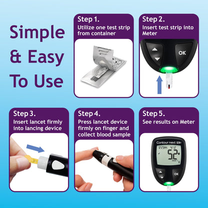 Contour Next Blood Glucose Test Strips for Diabetes, 70 Count (Pack of 1)