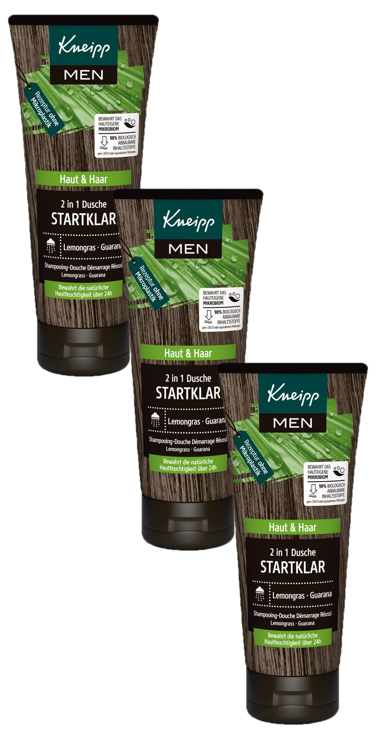 Kneipp 2-in-1 Hair and Body Wash Shower Ready 200 ml Pack of 1 (1 x 200 ml)