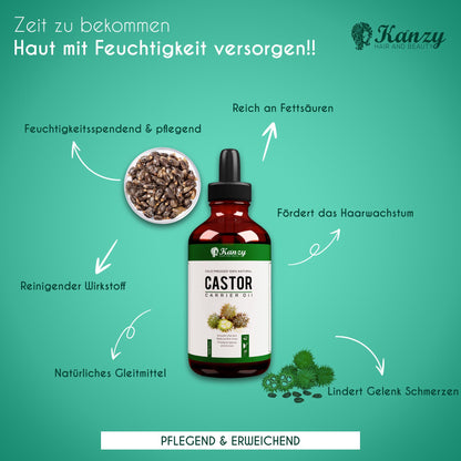 Kanzy Teebaumöl Bio Naturrein 60ml mit Pipette Kaltgepresst Tea Tree Oil für Gesicht (60ml)