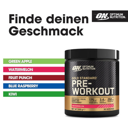 Optimum Nutrition Gold Standard BCAA Pulver, Geschmack Strawberry Kiwi, 266g, 28 Portionen