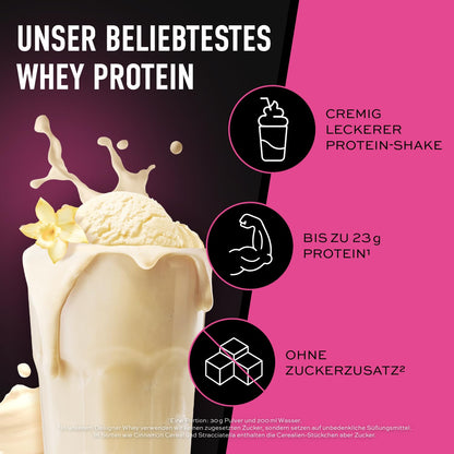 ESN Premium Designer Whey Protein Pulver, Cherry Yogurt, 1 kg, bis zu 23 g Protein pro Portion, ideal zum Muskelaufbau und -erhalt - made in Germany