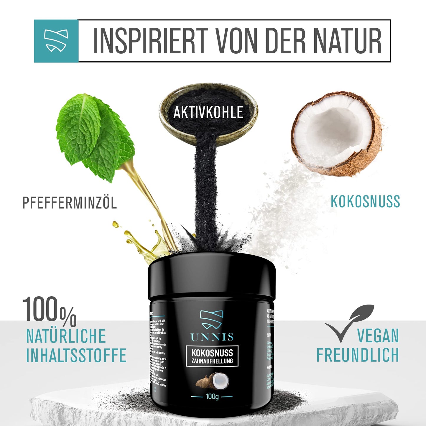 Unnis Natural Coconut Charcoal