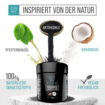 Unnis Natural Coconut Charcoal