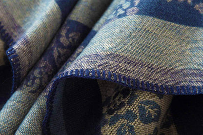 Shmily Girl Poncho Damen Strick Poncho Winter Warm Elegant Poncho Decke Poncho Cape Mantel Übergroße Poncho Schal Frauen