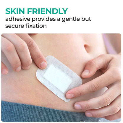 Medrull Steriler Wundverband 6x7 cm Sterile Wundpflaster ULTRA PORE Starke Klebekraft - Schützt bei Schnittwunden & Kratzern Pflaster Einzeln verpackt 50 Stück