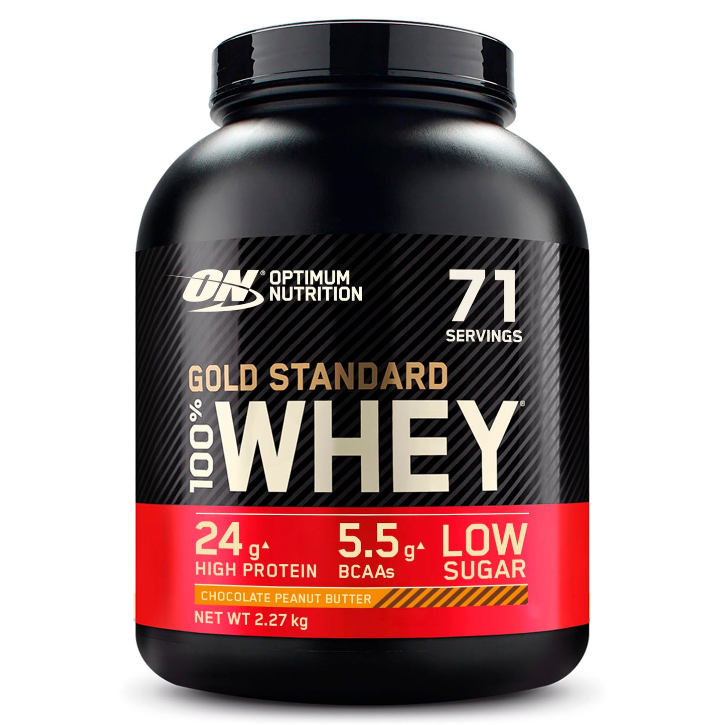Optimum Nutrition Gold Standard 100% Whey, Proteinpulver, Geschmack Delicious Strawberry, 900g, 30 Portionen