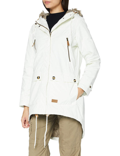 Trespass Clea Women's Jacket, Waterproof with Roll-Up Hood