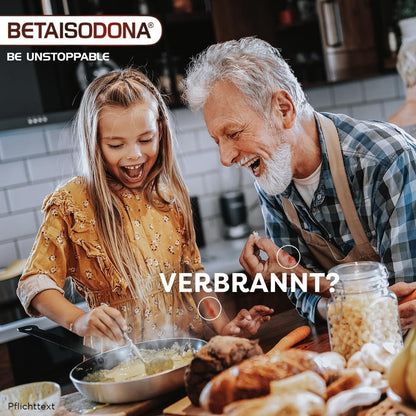 Betaisodona® Salbe 100 g – Antiseptische Wundsalbe mit Povidon-Iod – gegen 99,9% der Keime, sanft & hautverträglich – auch für Kinder ab 1 Jahr – ohne Brennen, ideal für die Hausapotheke