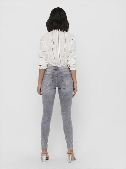 ONLY ONLWauw Life Mid Women's Skinny Fit Jeans