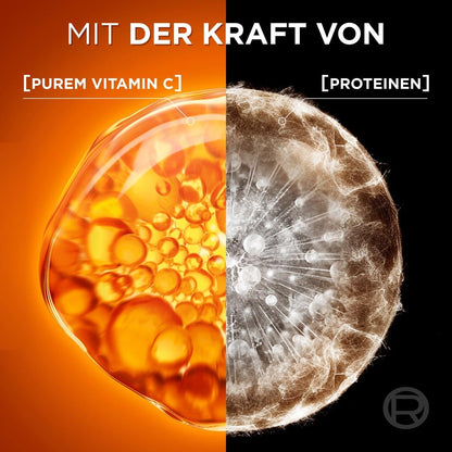L'Oréal Men Expert Pflegeset gegen müde Haut für Männer, Geschenkset mit Waschgel und Gesichtscreme 24H Anti-Müdigkeit, Geschenke für Herren mit Vitamin C, Hydra Energy, 1 x 100 ml, 1 x 50 ml