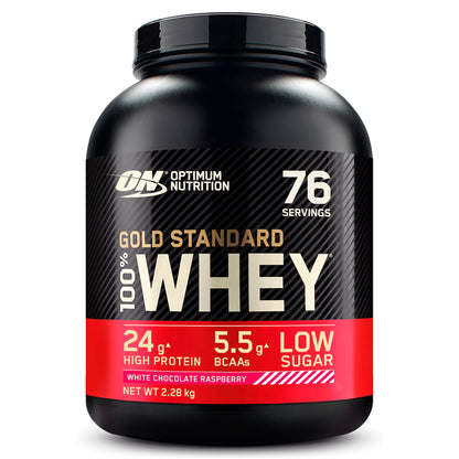 Optimum Nutrition Gold Standard 100% Whey, Proteinpulver, Geschmack Delicious Strawberry, 900g, 30 Portionen