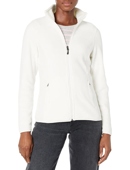 Amazon Essentials Ladies Zip Up Fleece Jacket Classic Fit Knitted Fleece (Available in Plus Sizes)