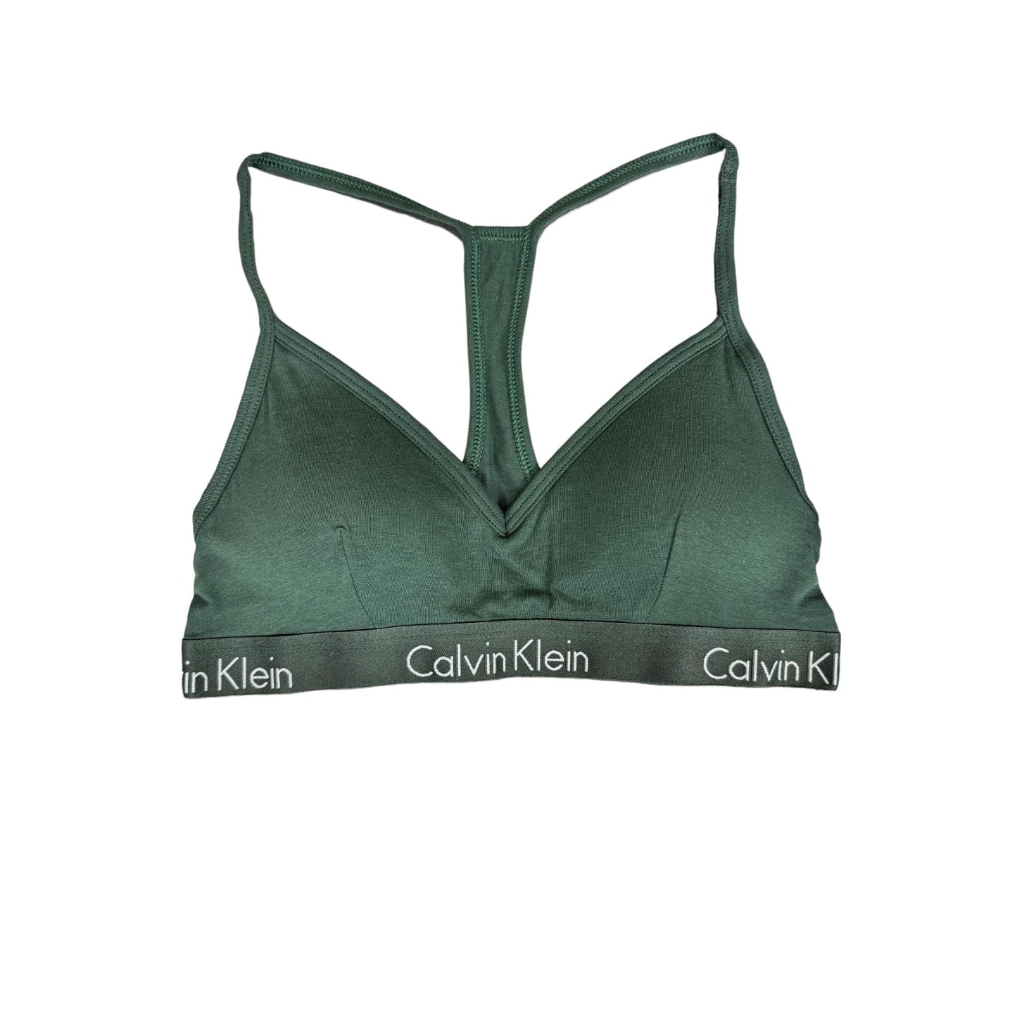 Calvin Klein Women's Motive Cotton Lightly Lined Bralette Bra
