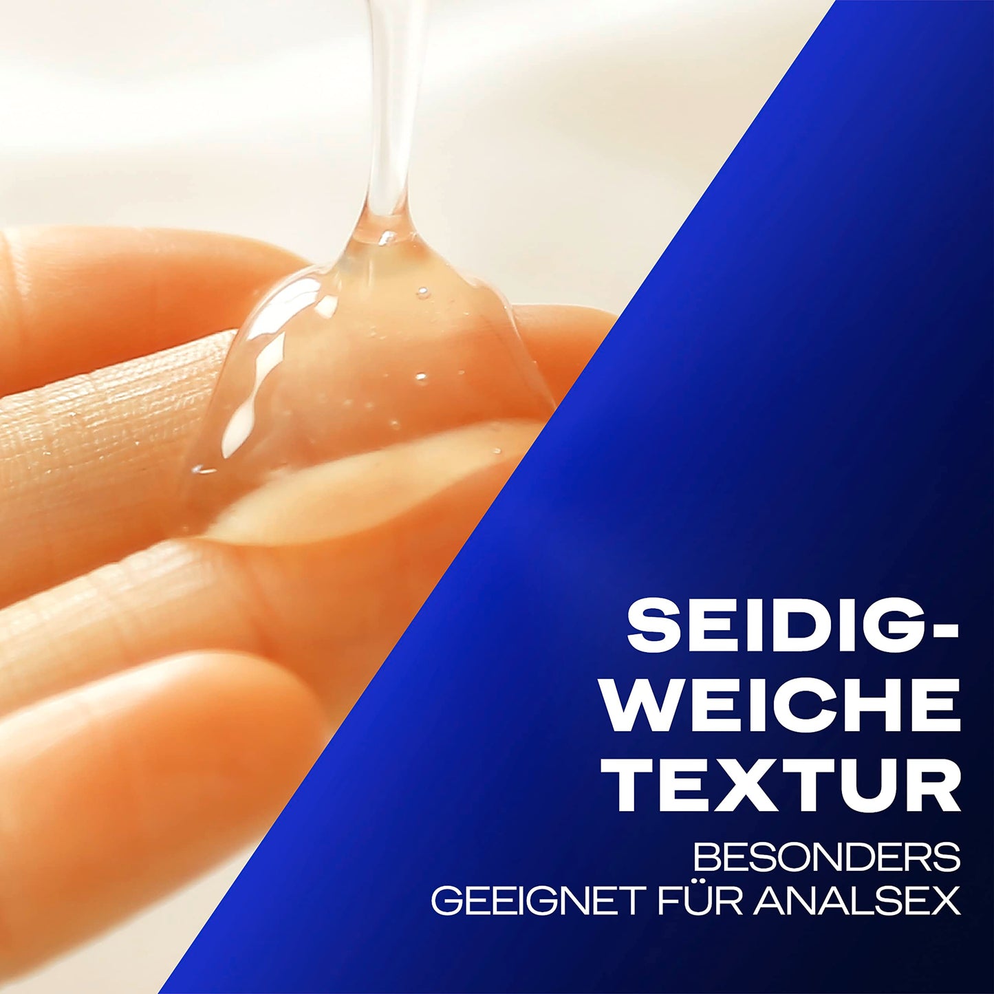 Durex Perfect Glide Lubricant, Silicone-Based Gel, Long-Lasting, Ideal for Anal Sex, 2 x 100 ml