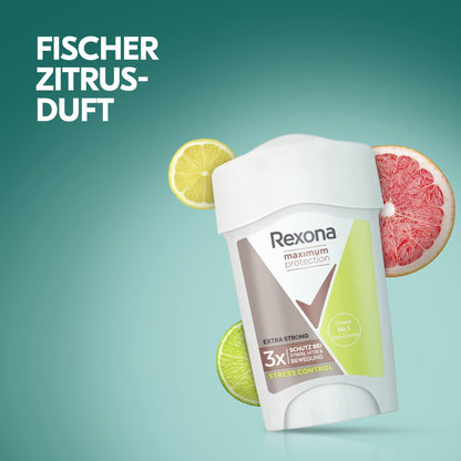 Rexona Maximum Protection Women’s Travel Deodorant Cream, Clean Scent, 45 ml