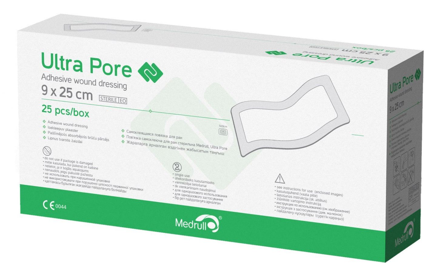 Medrull Steriler Wundverband 6x7 cm Sterile Wundpflaster ULTRA PORE Starke Klebekraft - Schützt bei Schnittwunden & Kratzern Pflaster Einzeln verpackt 50 Stück