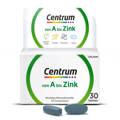 Centrum From A to Zinc Multivitamin - Multivitamin Tablets with Vitamin A-Z as a High-Quality Dietary Supplement for Daily Complete Supply - Vitamins, Minerals, Trace Elements - Pack of 180