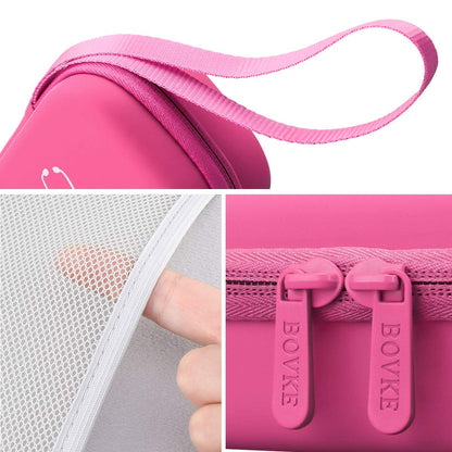 BOVKE Stethoskop Tasche für 3M Littmann Classic III, Lightweight II S.E, Kardiologie IV, MDF Acoustica Lightweight Stethoskope - Extra Tasche passend für Schwesternzubehör für die, Weiß Rosegold