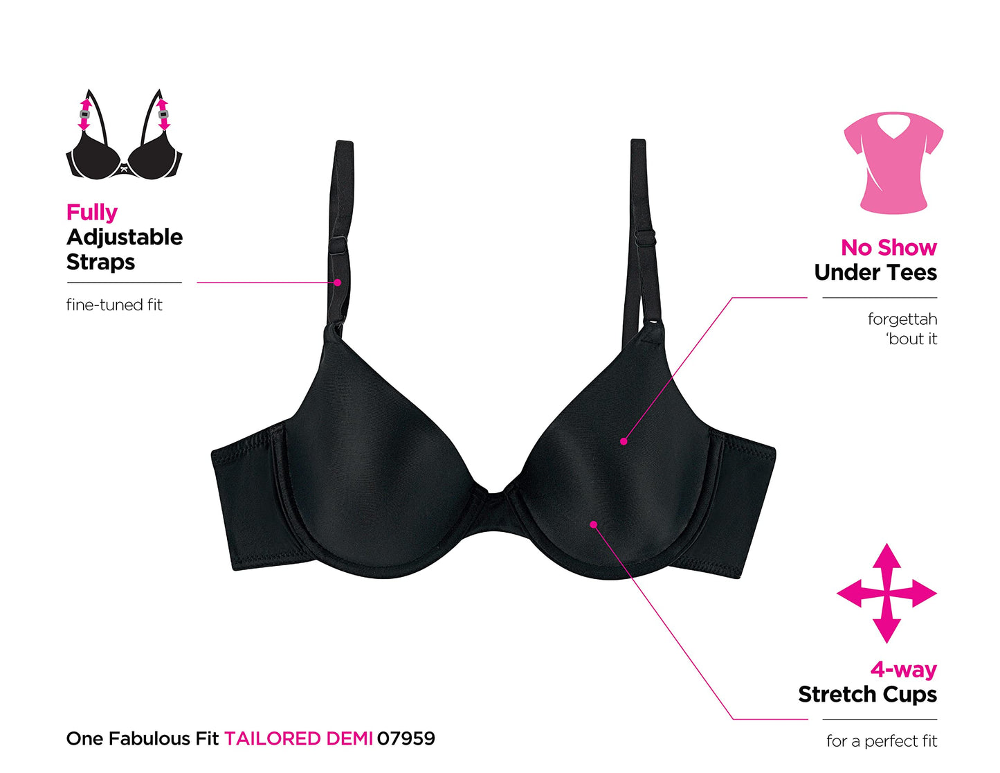 Maidenform Women's T-shirt bra