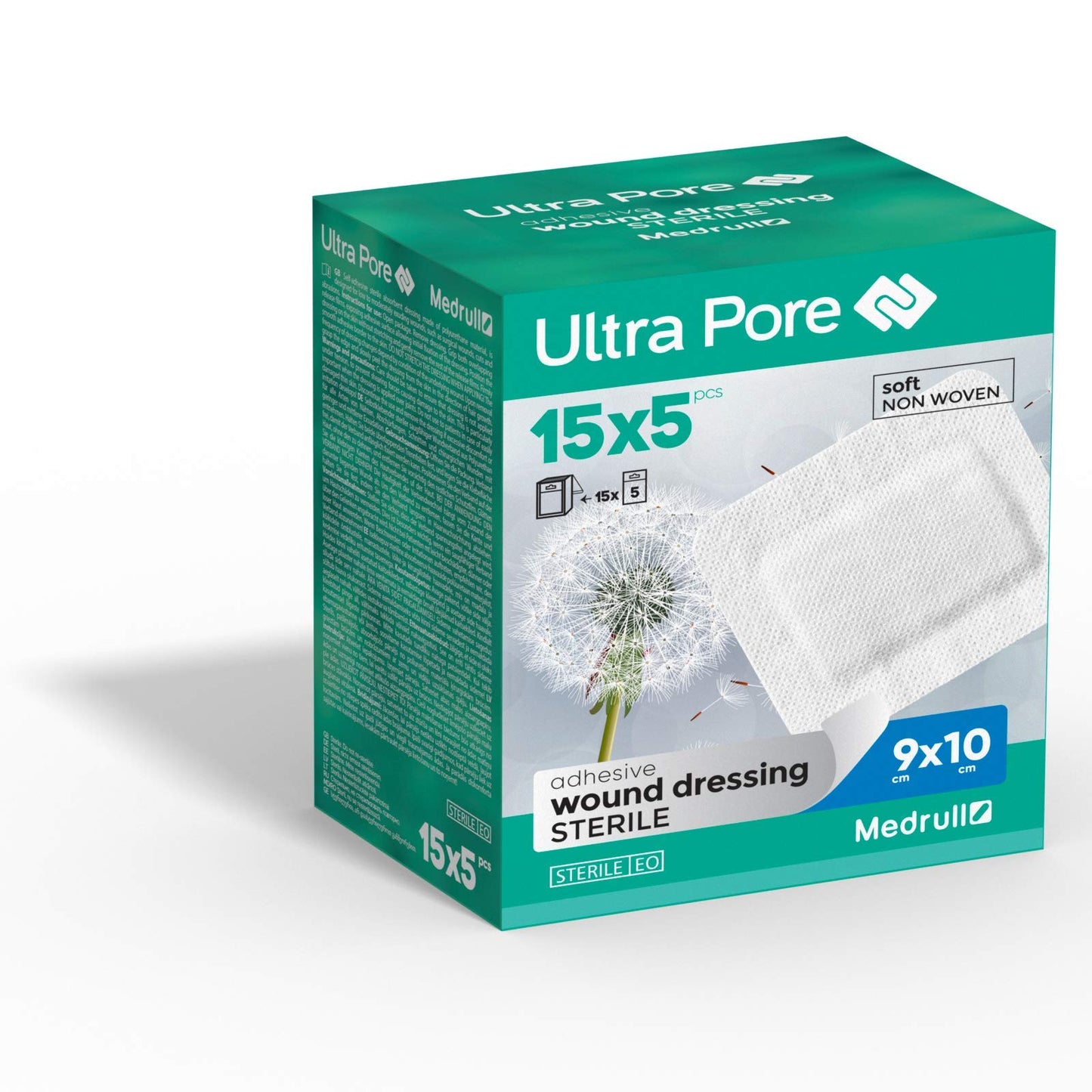 Medrull Steriler Wundverband 6x7 cm Sterile Wundpflaster ULTRA PORE Starke Klebekraft - Schützt bei Schnittwunden & Kratzern Pflaster Einzeln verpackt 50 Stück