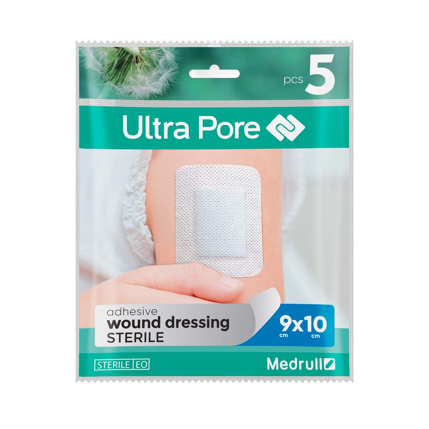 Medrull Steriler Wundverband 6x7 cm Sterile Wundpflaster ULTRA PORE Starke Klebekraft - Schützt bei Schnittwunden & Kratzern Pflaster Einzeln verpackt 50 Stück