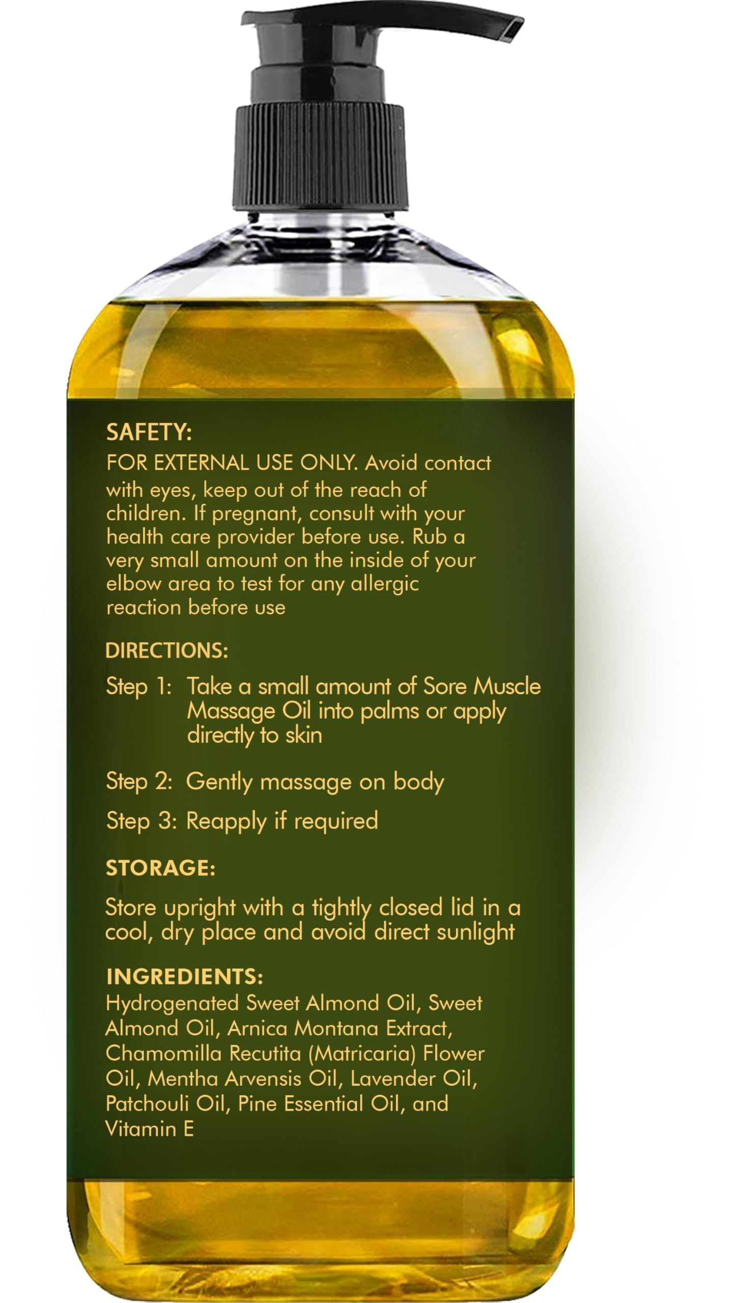 MAJESTIC PURE Lavender Massage Oil for Massage Therapy - Refreshing and Relaxing - Natural Oils with Lavender Essential Oil - For All Skin Types - Men and Women - 236ml