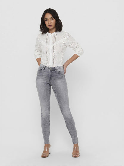 ONLY ONLWauw Life Mid Women's Skinny Fit Jeans