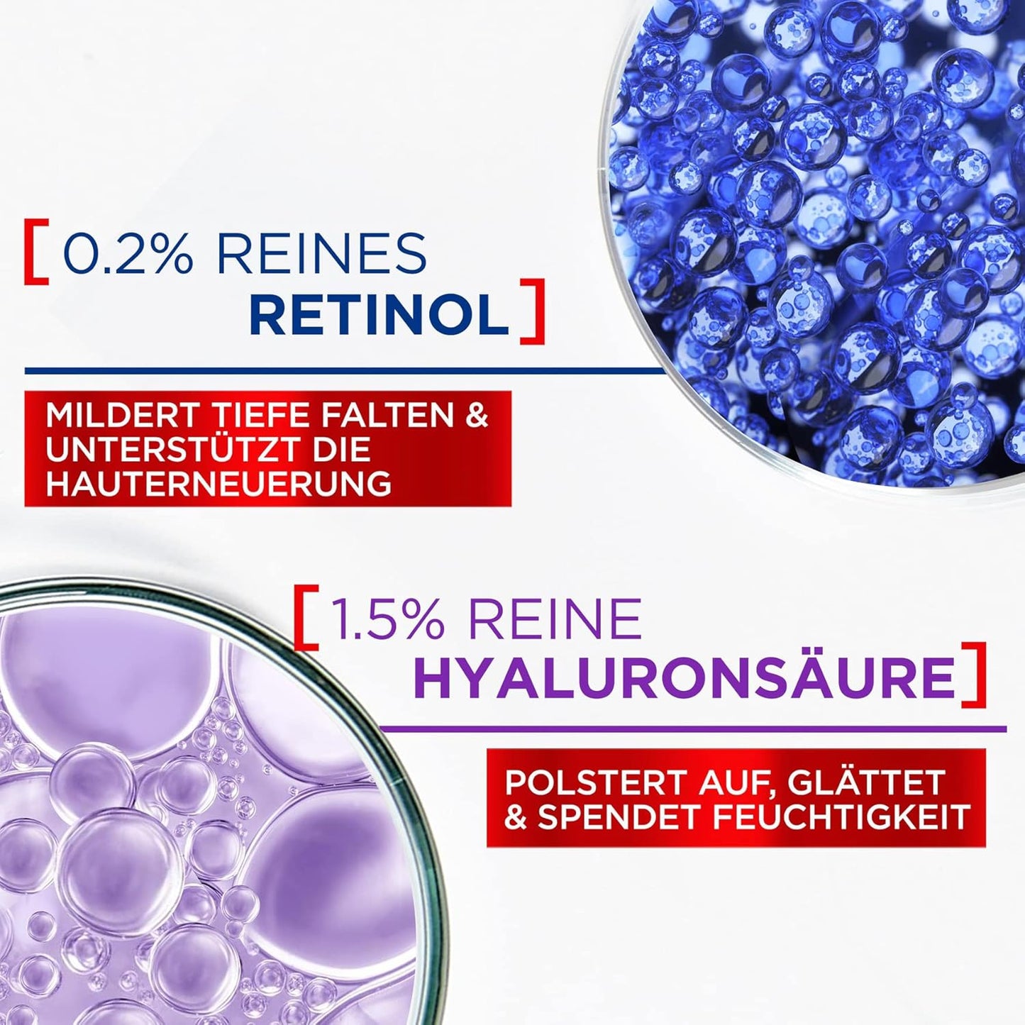 L'Oréal Paris Face Care Set with Revitalift Filler Anti-Wrinkle Serum with Hyaluronic Acid and Vitamin C and Laser Night with Vitamin A, Nourishing Oil & Hyaluronic Acid