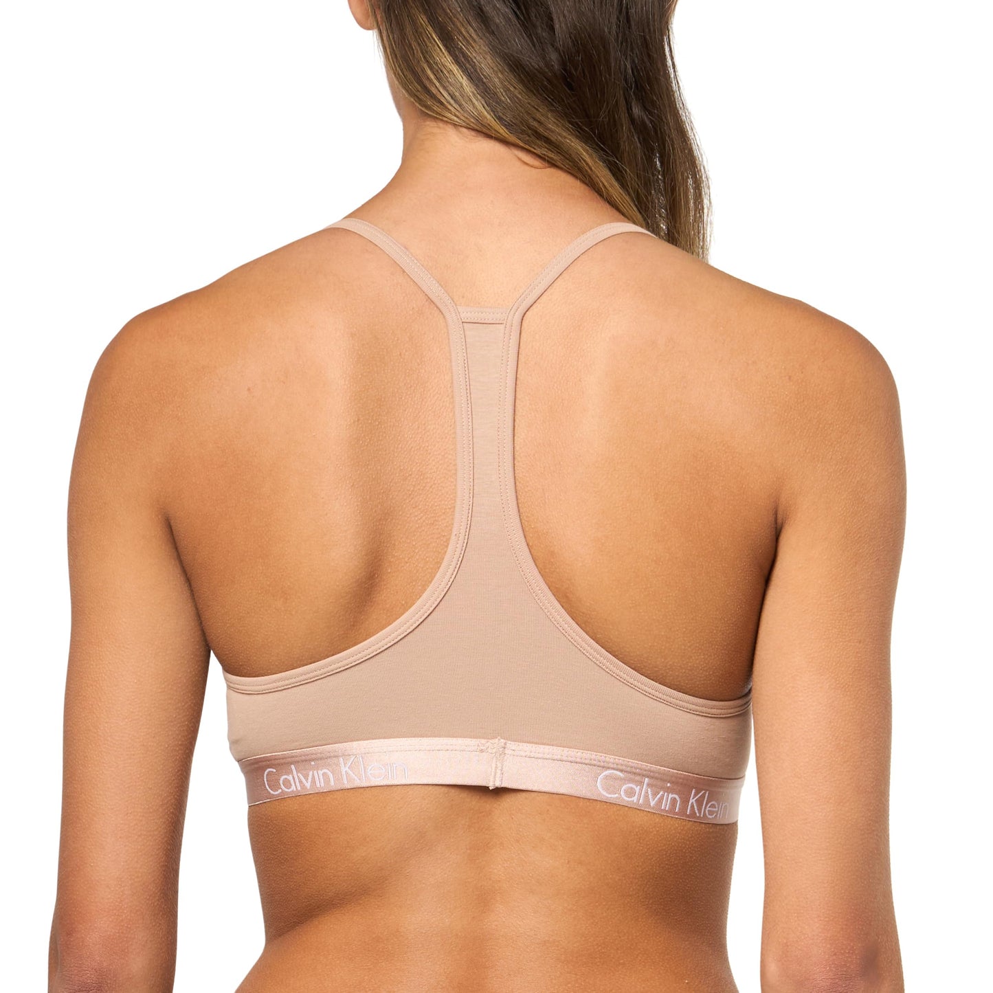 Calvin Klein Women's Motive Cotton Lightly Lined Bralette Bra