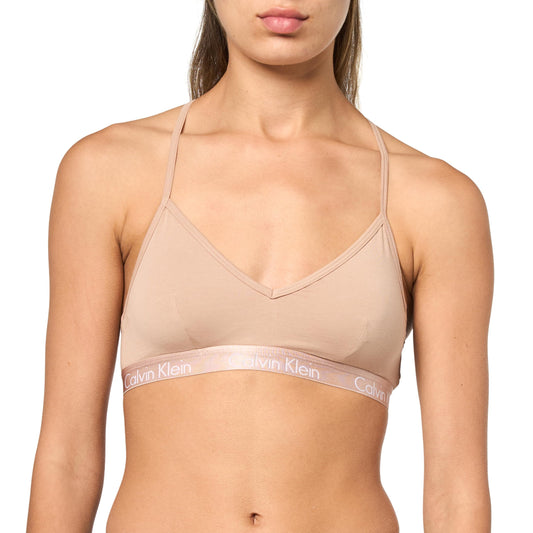 Calvin Klein Women's Motive Cotton Lightly Lined Bralette Bra