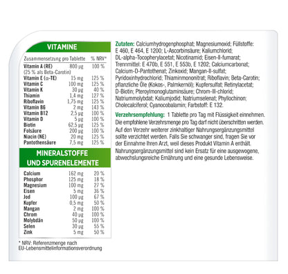 Centrum From A to Zinc Multivitamin - Multivitamin Tablets with Vitamin A-Z as a High-Quality Dietary Supplement for Daily Complete Supply - Vitamins, Minerals, Trace Elements - Pack of 180