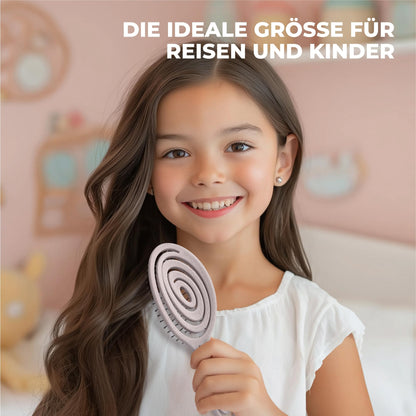 Ninabella Hair Brush without Pulling - Brush for Men and Women - Detangler Brush Also for Curls & Long Hair - Detangling Brush Hair Brushes - Black