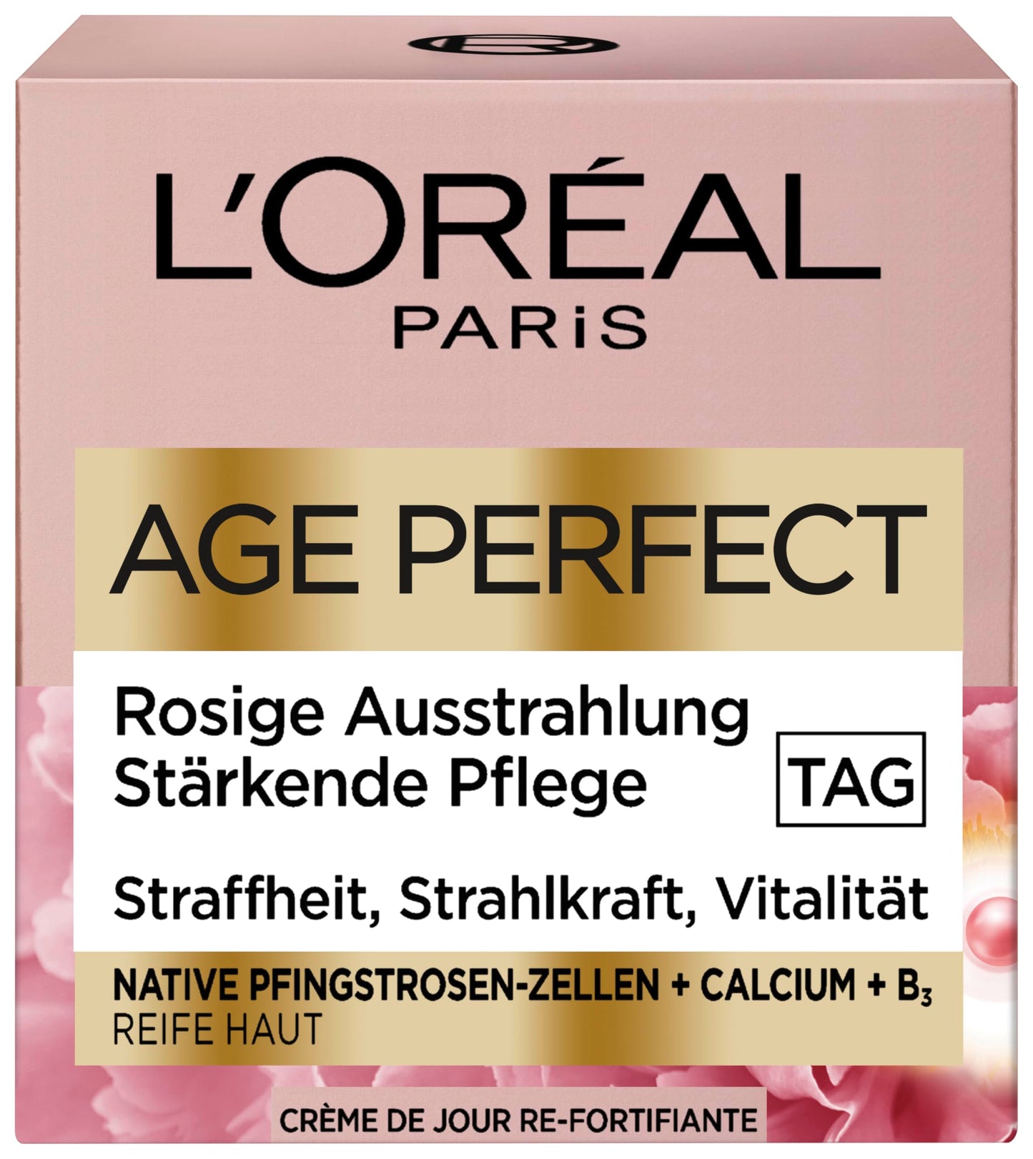 L'Oreal Paris Age Perfect Golden Age Day Cream with Neo-Calcium and Peony Extract for a Rose Fresh Complexion