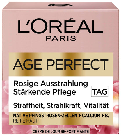 L'Oreal Paris Age Perfect Golden Age Day Cream with Neo-Calcium and Peony Extract for a Rose Fresh Complexion