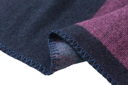 Shmily Girl Poncho Damen Strick Poncho Winter Warm Elegant Poncho Decke Poncho Cape Mantel Übergroße Poncho Schal Frauen