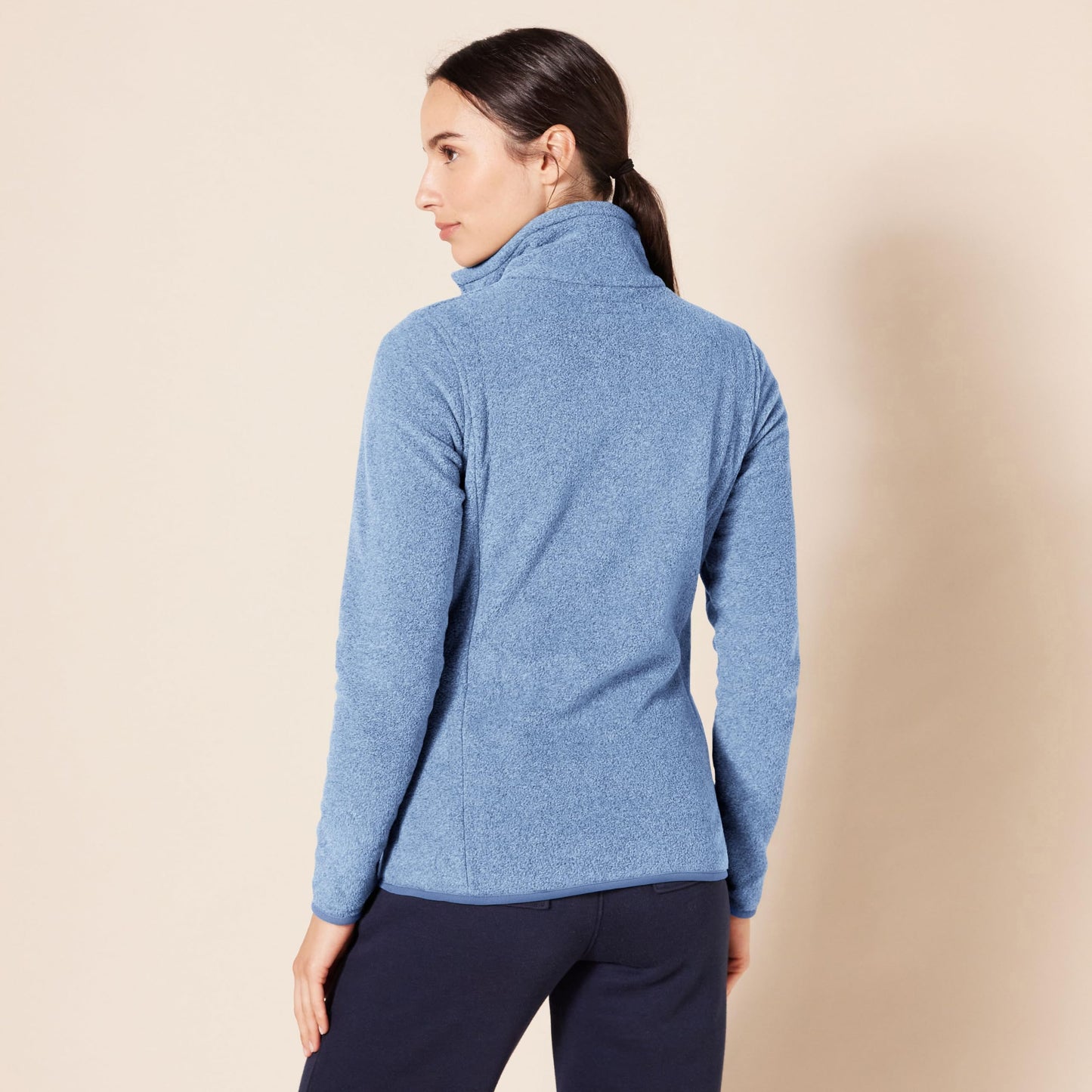 Amazon Essentials Ladies Zip Up Fleece Jacket Classic Fit Knitted Fleece (Available in Plus Sizes)