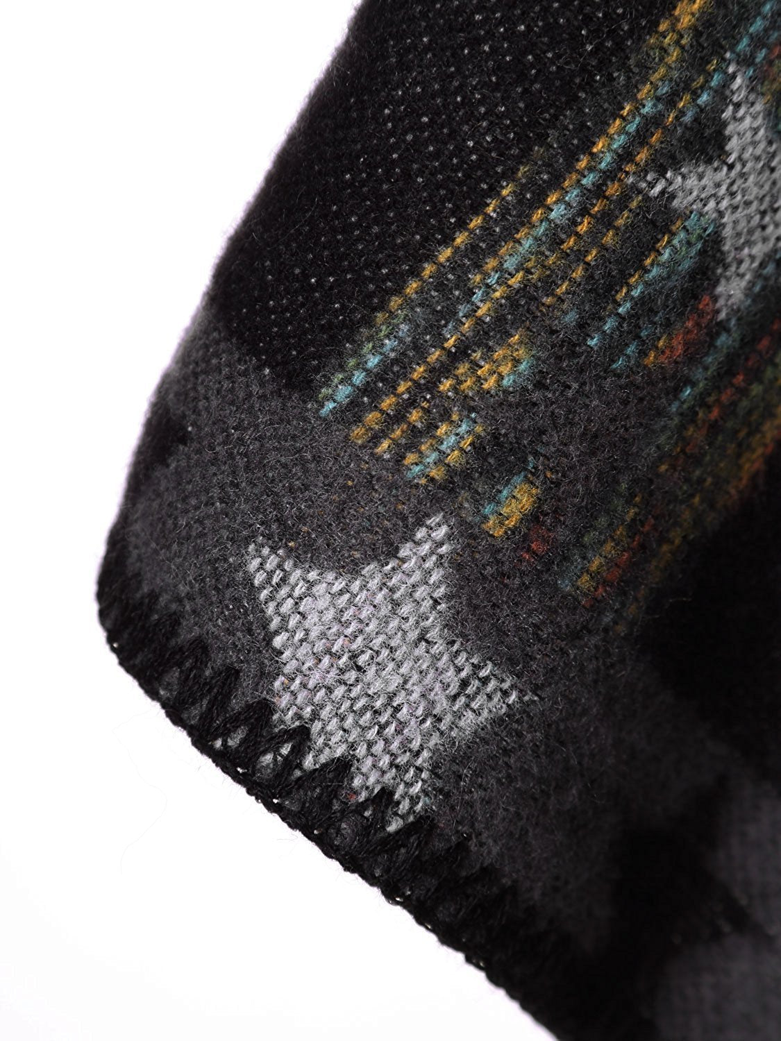 Shmily Girl Poncho Damen Strick Poncho Winter Warm Elegant Poncho Decke Poncho Cape Mantel Übergroße Poncho Schal Frauen