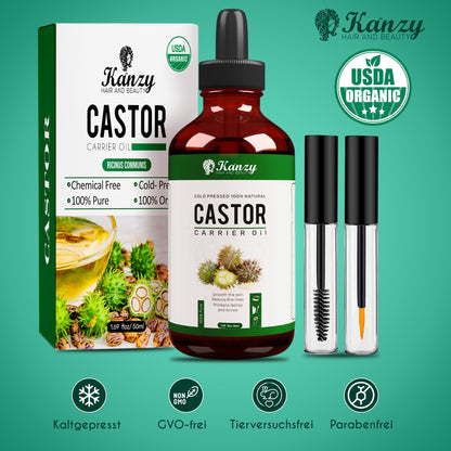 Kanzy Teebaumöl Bio Naturrein 60ml mit Pipette Kaltgepresst Tea Tree Oil für Gesicht (60ml)