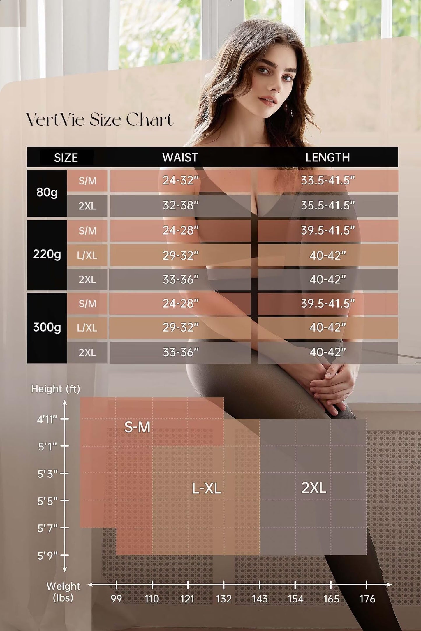 Vertvie Thermal Tights Women's Lined Fleece Tights Winter Thick Thermal Trump Trousers Warm Winter Tights Leggings Plush Tights