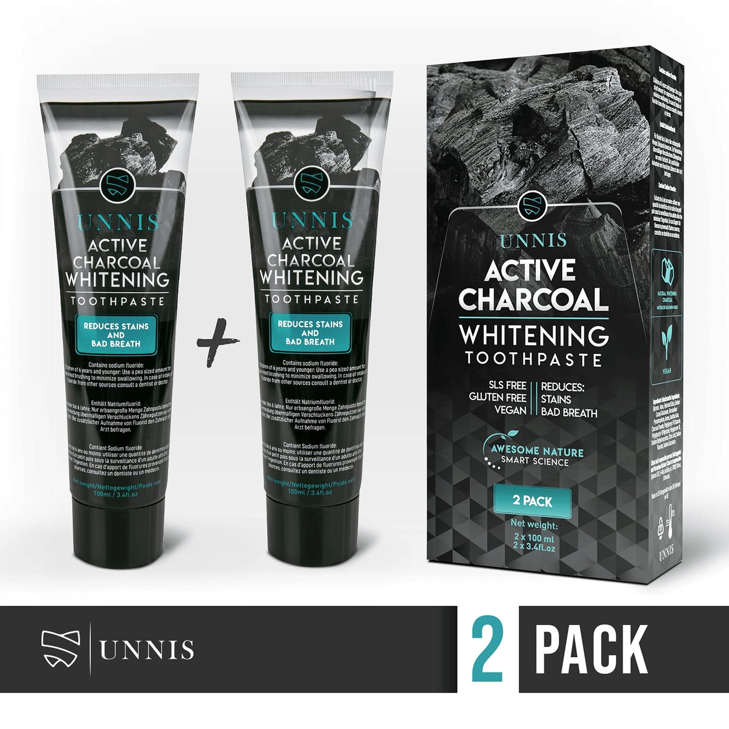 Unnis Natural Coconut Charcoal