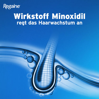 REGAINE Männer Lösung: Mit 50 mg/ml Minoxidil (5%) bei erblich bedingtem Haarausfall, 3-Monatspackung, 3 x 60 ml