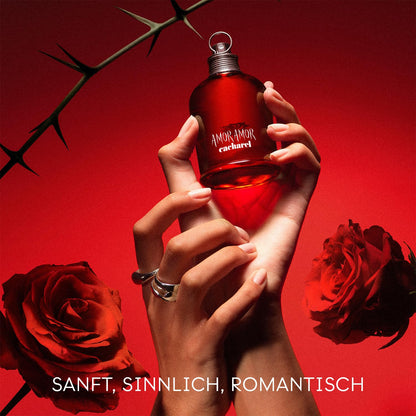 Cacharel Amor Amor Parfüm für Damen | Eau de Toilette Spray | Langanhaltend | Fruchtig-blumiger Frauen Duft